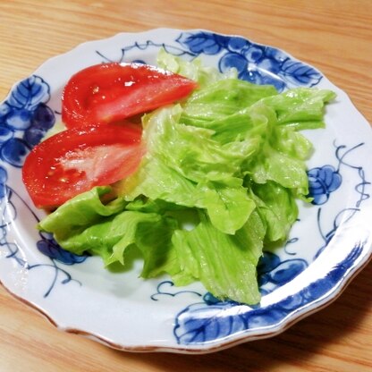 レタスとトマトのサラダ美味しかったです(*^-^*)
ご馳走様でした♪